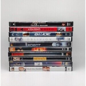 Lot of 10 DVD Movies Action Adventure Comedy Sci-fi